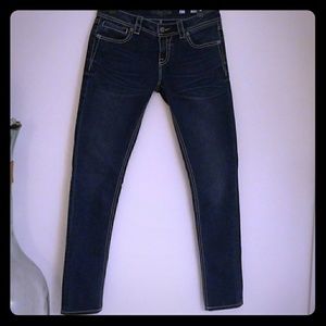 Miss Me Blue Skinny Jeans